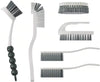 CN1ST 6 PCS Cleaning Brush, Scrub Brush Set For Kitchen And Bathroom Household Use With Various Brushes For Cleaning Dishes, Tiles, Corners And Floors
